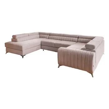 Coltar roz extensibil/cu spatiu de depozitare (cu colt pe partea dreapta/in forma de 