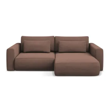 Coltar roz extensibil/cu spatiu de depozitare (cu colt pe partea stanga/cu sezlong) Kapua - Makamii imagine