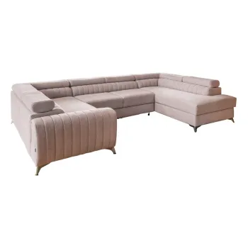 Coltar roz extensibil/cu spatiu de depozitare (cu colt pe partea stanga/in forma de 