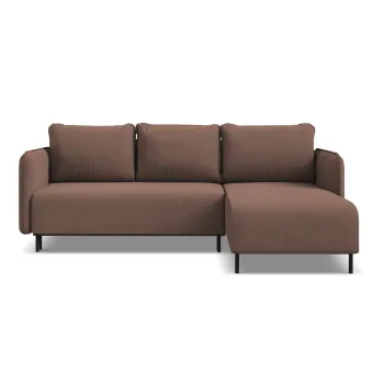 Coltar roz extensibil/cu spatiu de depozitare (cu colt pe partea stanga) Luana - Makamii imagine