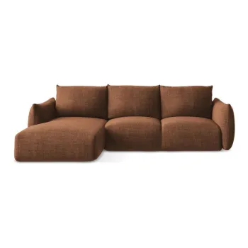 Coltar teracota extensibil (cu colt pe partea dreapta/cu sezlong) Leila - Makamii imagine