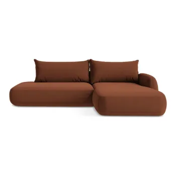 Coltar teracota extensibil (cu colt pe partea stanga/cu sezlong) Hale - Makamii imagine