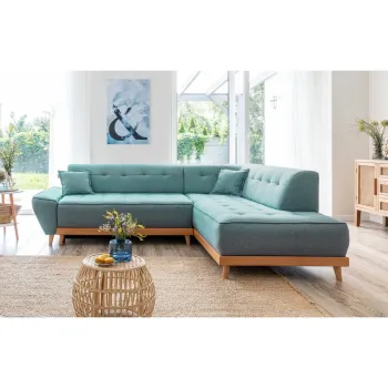 Coltar turcoaz extensibil (cu colt pe partea stanga ) Dazzling Daisy - Miuform imagine