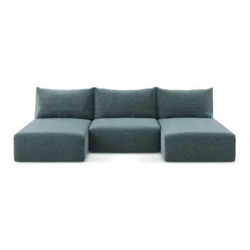 Coltar turcoaz extensibil/cu spatiu de depozitare Kalena - Makamii imagine