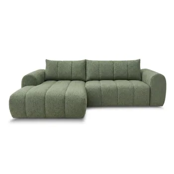 Coltar verde (cu colt pe partea dreapta/cu sezlong) Nesty - Bobochic Paris imagine