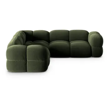 Coltar verde cu tapiterie din catifea Loretto - Cosmopolitan Design imagine