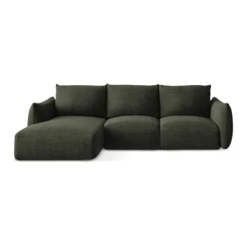 Coltar verde extensibil (cu colt pe partea dreapta/cu sezlong) Leila - Makamii imagine