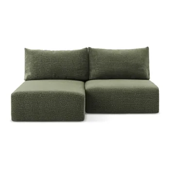 Coltar verde extensibil/cu spatiu de depozitare (cu colt pe partea dreapta) Kalena - Makamii imagine