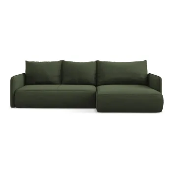 Coltar verde extensibil/cu spatiu de depozitare (cu colt pe partea stanga) Nanea - Makamii imagine