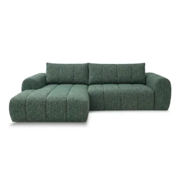 Coltar verde inchis (cu colt pe partea dreapta/cu sezlong) Nesty - Bobochic Paris imagine