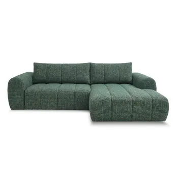 Coltar verde inchis (cu colt pe partea stanga/cu sezlong) Nesty - Bobochic Paris imagine