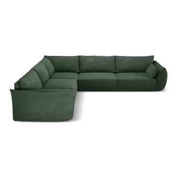 Coltar verde inchis (cu colt variabil) Vanda - Mazzini Sofas imagine