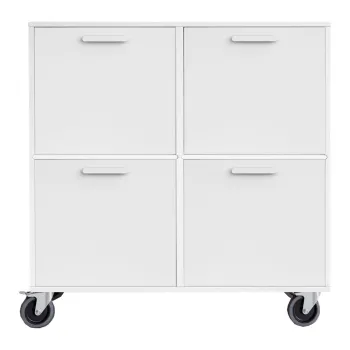 Comoda alb joasa 89x82 cm Keep by Hammel - Hammel Furniture imagine