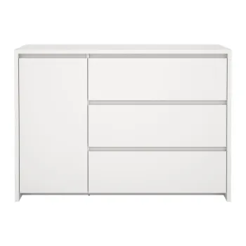 Comoda alba 119x84x48 cm Next - Tvilum imagine