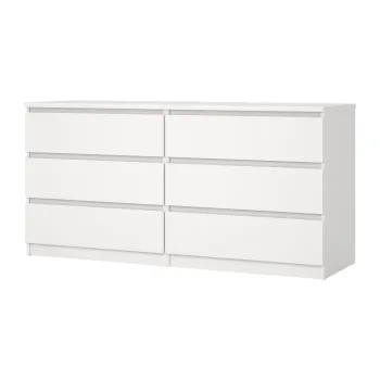Comoda alba 154x76x50 cm Naia - Tvilum imagine