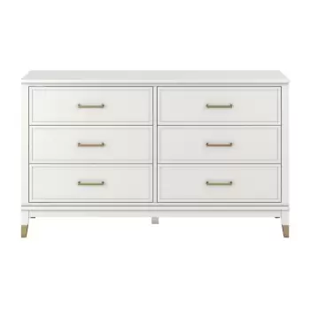 Comoda CosmoLiving by Cosmopolitan Westerleigh, 144 x 85 cm, alb imagine