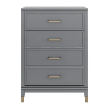 Comoda CosmoLiving by Cosmopolitan Westerleigh, 75 x 106 cm, gri imagine