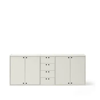 Comoda crem 197x80x40 cm Wally - Teulat imagine