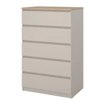 Comoda crem 77x121x50 cm Naia - Tvilum imagine