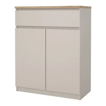 Comoda crem 80x100x40 cm Naia - Tvilum imagine