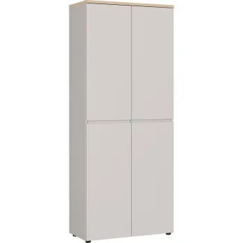 Comoda crem cu aspect mat 80x197x40 cm Lissabon - Germania imagine