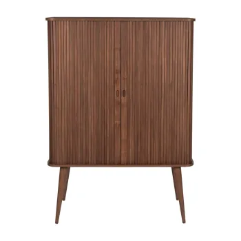 Comoda cu aspect de lemn de nuc Zuiver Barbier, maro imagine