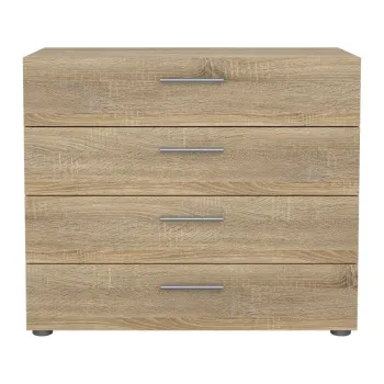 Comoda cu aspect de stejar Tvilum Pepe, 80x68 cm imagine