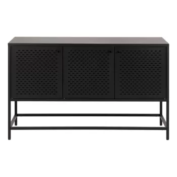 Comoda cu sertare din metal Actona Newcastle, latime 125 cm, negru imagine