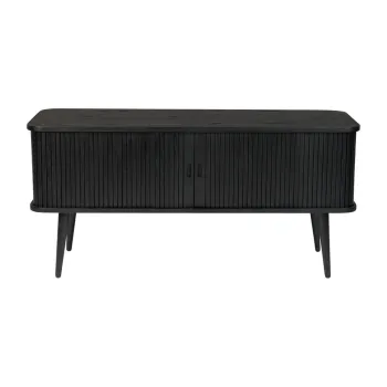 Comoda cu usi glisante Zuiver Barbier, negru imagine