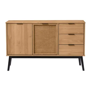 Comoda din lemn de pin 130x80 cm Natasha - Marckeric imagine