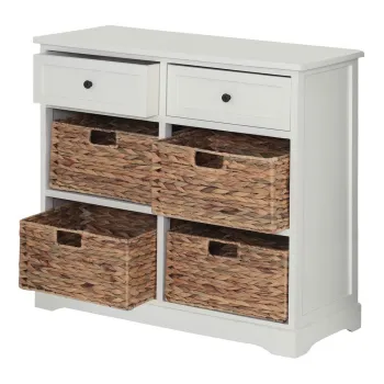Comoda fildes din lemn de paulownia 76x70x33 cm Vermont - Premier Housewares imagine
