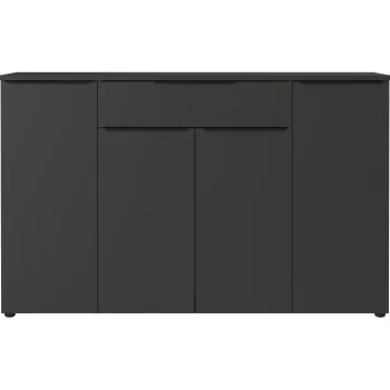 Comoda gri antracit joasa 161x101 cm Mailand - Germania imagine