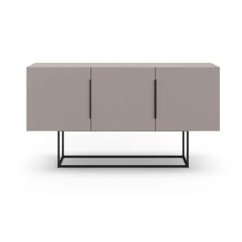 Comoda gri/bej joasa 150x80 cm Titan - Marckeric imagine