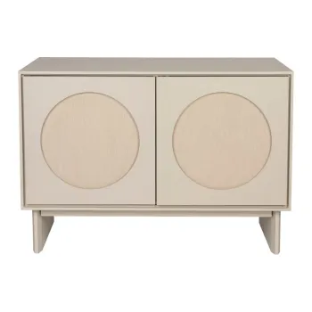 Comoda gri deschis din lemn de acacia 100x70x45 cm Twin - Zuiver imagine