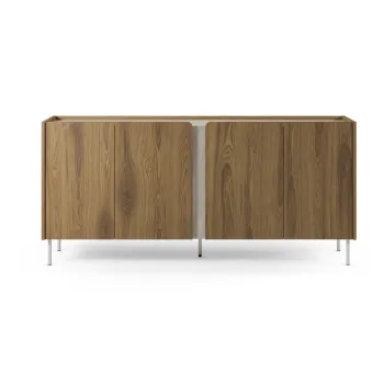 Comoda in culoare naturala cu aspect de lemn de stejar 180x83x40,5 cm Lucile - Marckeric imagine