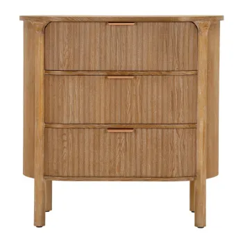 Comoda in culoare naturala din lemn de brad 80,5x82x47 cm Gothenburg - Mauro Ferretti imagine