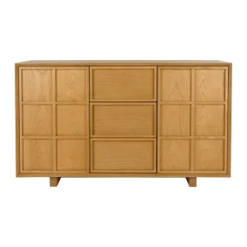 Comoda in culoare naturala din lemn de frasin 120x70x45 cm Raster - Zuiver imagine