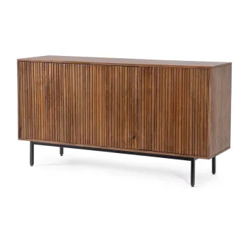 Comoda in culoare naturala din lemn de mango 140x75x40 cm Tadita - Bizzotto imagine