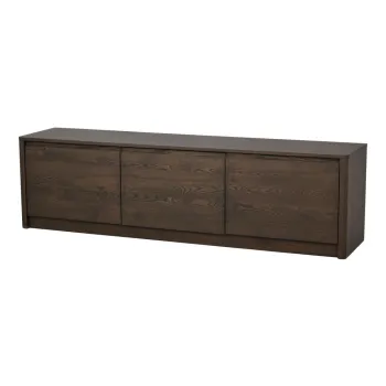 Comoda in culoare naturala inchisa cu aspect de lemn de stejar 180x50x40 cm Melstone - Rowico imagine