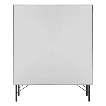 Comoda inalta alba-neagra 91x111 cm Edge by Hammel - Hammel Furniture imagine