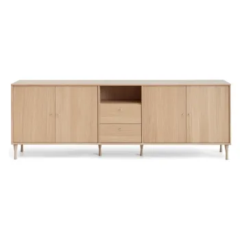Comoda joasa cu sertare in decor stejar 220x76 cm Mistral - Hammel Furniture imagine