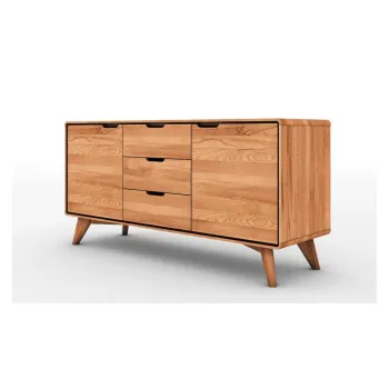 Comoda joasa din lemn de fag 134x63 cm Greg - The Beds imagine