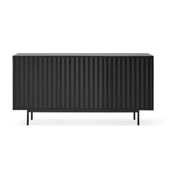 Comoda joasa neagra 159x80 cm Sierra - Teulat imagine
