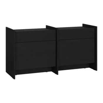 Comoda neagra 146x76x51 cm Hido - noo.ma imagine