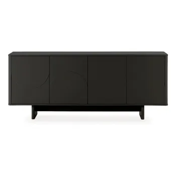 Comoda neagra 180x75x40 cm Solei - MOME imagine