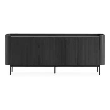 Comoda neagra 200x80x40 cm Willa - MOME imagine