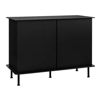 Comoda neagra cu orificiu pentru cabluri 120x88x50 cm Suumo - noo.ma imagine