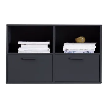 Comoda suspendata cu 2 usi Keep by Hammel, negru imagine