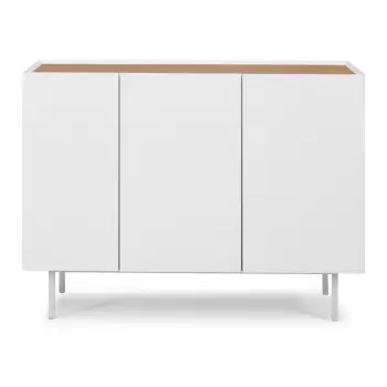 Comoda Teulat Arista, latime 110 cm, alb imagine