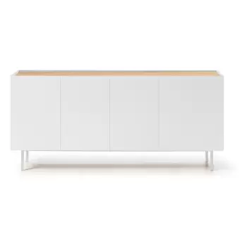 Comoda Teulat Arista, latime 165 cm, alb imagine